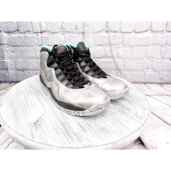Air Jordan 10 Retro 30th "Lady Liberty" Dust/Metallic Gold-Black-Retro Men 9 - Picture 3 of 14